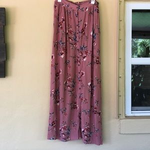 Brand new pink maxi skirt